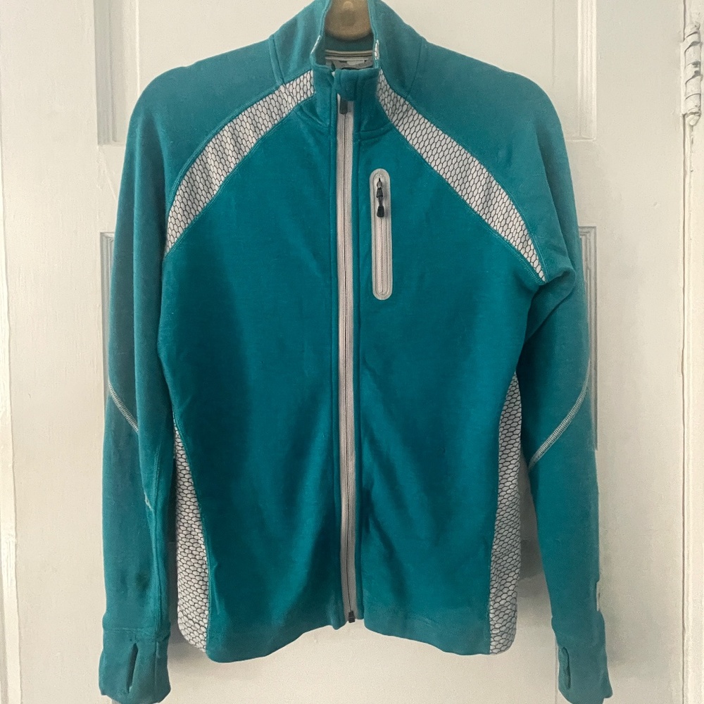 W’s Smartwool full-zip running jacket, size small